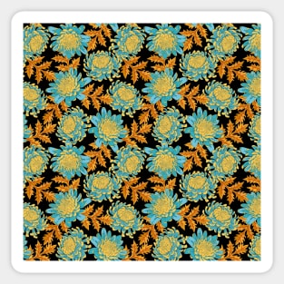 Chrysanthemum floral pattern Sticker